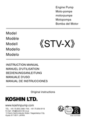 Koshin STV-60X Manuel D'utilisation