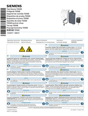 Siemens TD500 Notice D'utilisation