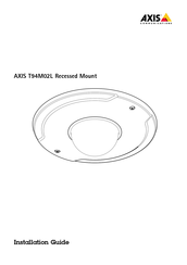 Axis T94M02L Manuel D'installation