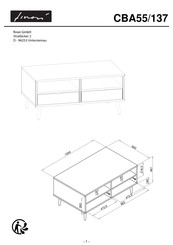 finori CBA55/137 Instructions De Montage