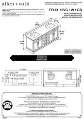 LF Allen + Roth FELIX 72VG Guide D'installation