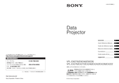 Sony VPL-EX226 Guide De Référence Rapide