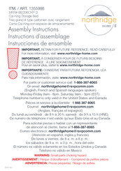 Northridge Home 8B206CKP-2 Instructions D'assemblage