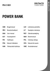 Nordic DELTACO PB-C1001 Manuel D'utilisation