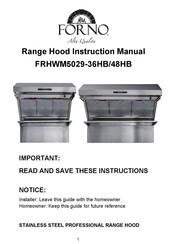 Forno FRHWM5029-36HB Manuel D'instructions