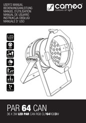 Cameo CLP64RGB3W Manuel D'utilisation