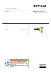 Atlas Copco RRF 31-01 Consignes D'utilisation Et De Sécurité