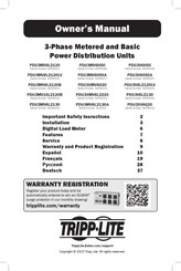 Tripp-Lite PDU3MV6L2120 Manuel D'utilisation