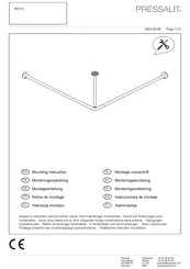 Pressalit Care RT212 Notice De Montage