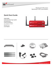 Watchguard XTM 2 Wireless Serie Guide De Démarrage Rapide