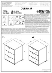 Forma Ideale UP 01093 Instructions D'assemblage