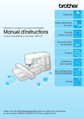 Brother 882-U73 Manuel D'instructions