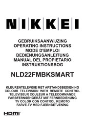 Nikkei NLD22FMBKSMART Mode D'emploi