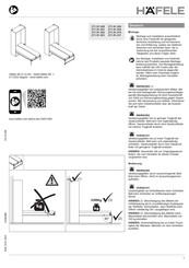 Häfele 271.91.504 Instructions De Montage