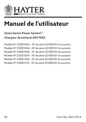 Hayter CODE107A Manuel De L'utilisateur