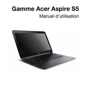 Acer Aspire S5 Serie Manuel D'utilisation