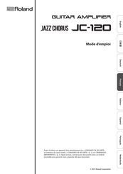 Roland Jazz Chorus JC-120 Mode D'emploi