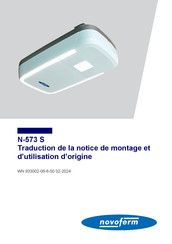 Novoferm N-573 S Traduction De La Notice De Montage Et De Service Originale