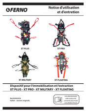 Ferno XT PLUS Notice D'utilisation Et D'entretien