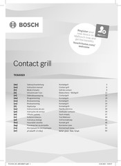 Bosch TCG3323 Mode D'emploi