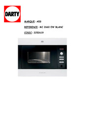 AEG MC 2660 EW Notice D'utilisation