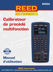 REED INSTRUMENTS R5850 Manuel D'utilisation