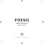 Fossil DW10F2 Garantie Et Mode D'emploi