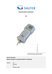 sauter FK 250 Mode D'emploi