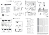 ViewSonic PX700HDH Guide De Démarrage Rapide