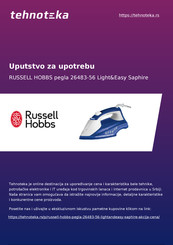 Russell Hobbs LIGHT AND EASY BRIGHTS 26483-56 Mode D'emploi