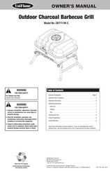 Uniflame CBT711W-C Manuel D'utilisation