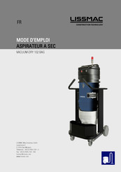 Lissmac VACUUM-DRY 102 BAG Mode D'emploi