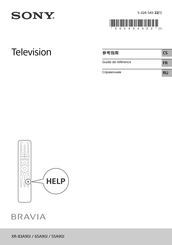 Sony BRAVIA XR-55A90J Guide De Référence