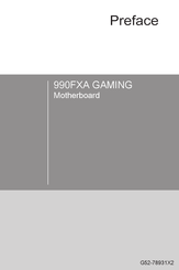 MSI 990FXA GAMING Mode D'emploi