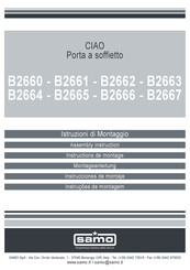 Samo CIAO B2665 Instructions De Montage