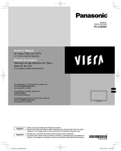 Panasonic Viera TC-L3232C Manuel D'utilisation