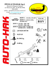 AUTO-HAK B11V Mode D'emploi