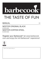 Barbecook NESTOR ORIGINAL BLACK BC-WOO-6022 Mode D'emploi