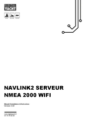 DIGITAL YACHT NAVLINK2 NMEA 2000 WIFI Manuel D'installation