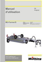 Müthing MU-Farmer/S Notice D'utilisation