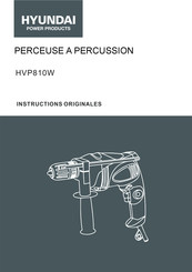 Hyundai power products HVP810W Instructions Originales