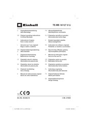 EINHELL TE-MB 18/127 U Li Instructions D'origine