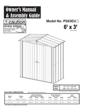 Arrow Storage Products PS63EU Manuel Du Propriétaire Et Guide D'assemblage