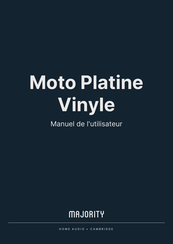 MAJORITY Moto Platine Vinyle Manuel De L'utilisateur