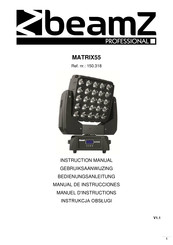 Beamz professional MATRIX55 Manuel D'instructions