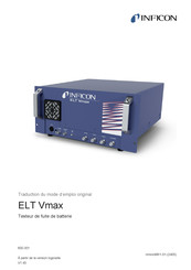 Inficon ELT Vmax Traduction Du Mode D'emploi Original