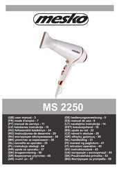 Mesko MS 2250 Mode D'emploi