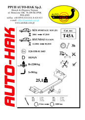 AUTO-HAK T45A Mode D'emploi