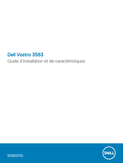 Dell Vostro 3583 Guide D'installation Et De Caractéristiques