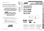 JVC DLA-X30 Manuel D'instructions